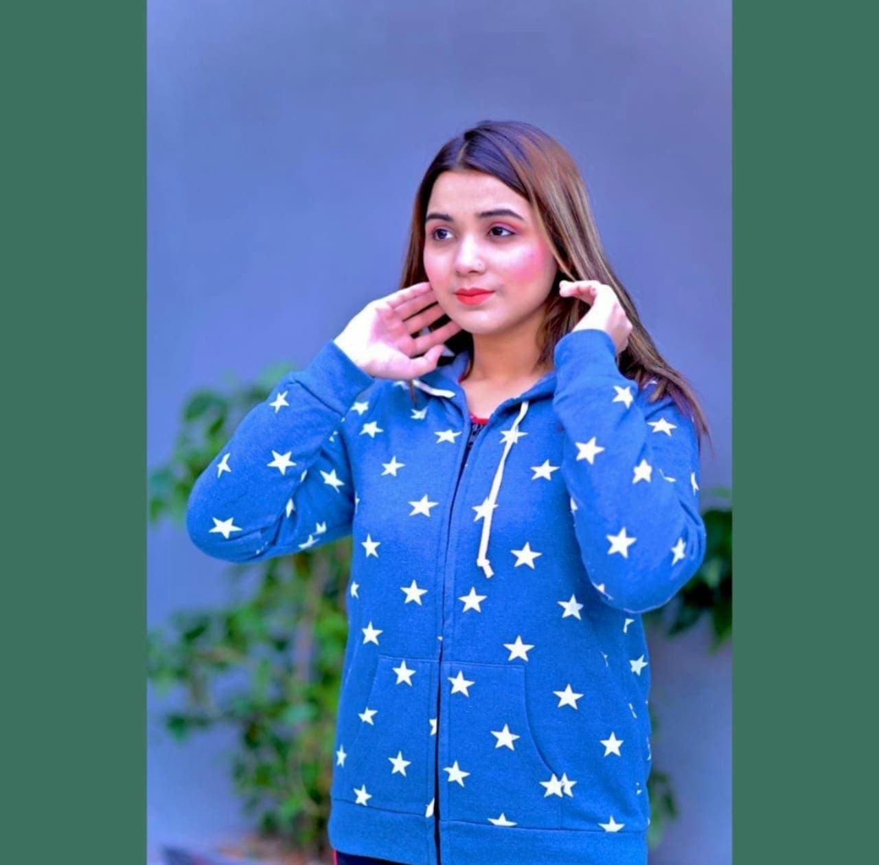 Star Zipper Fleece Hoodie Star Zipper Fleece Hoodie